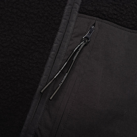Fleece Vest - Jet Black