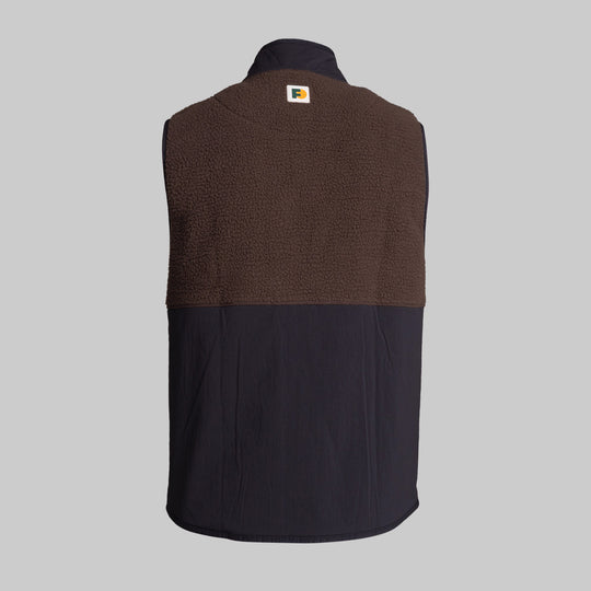 Fleece Vest - Timber Brown/Jet Black