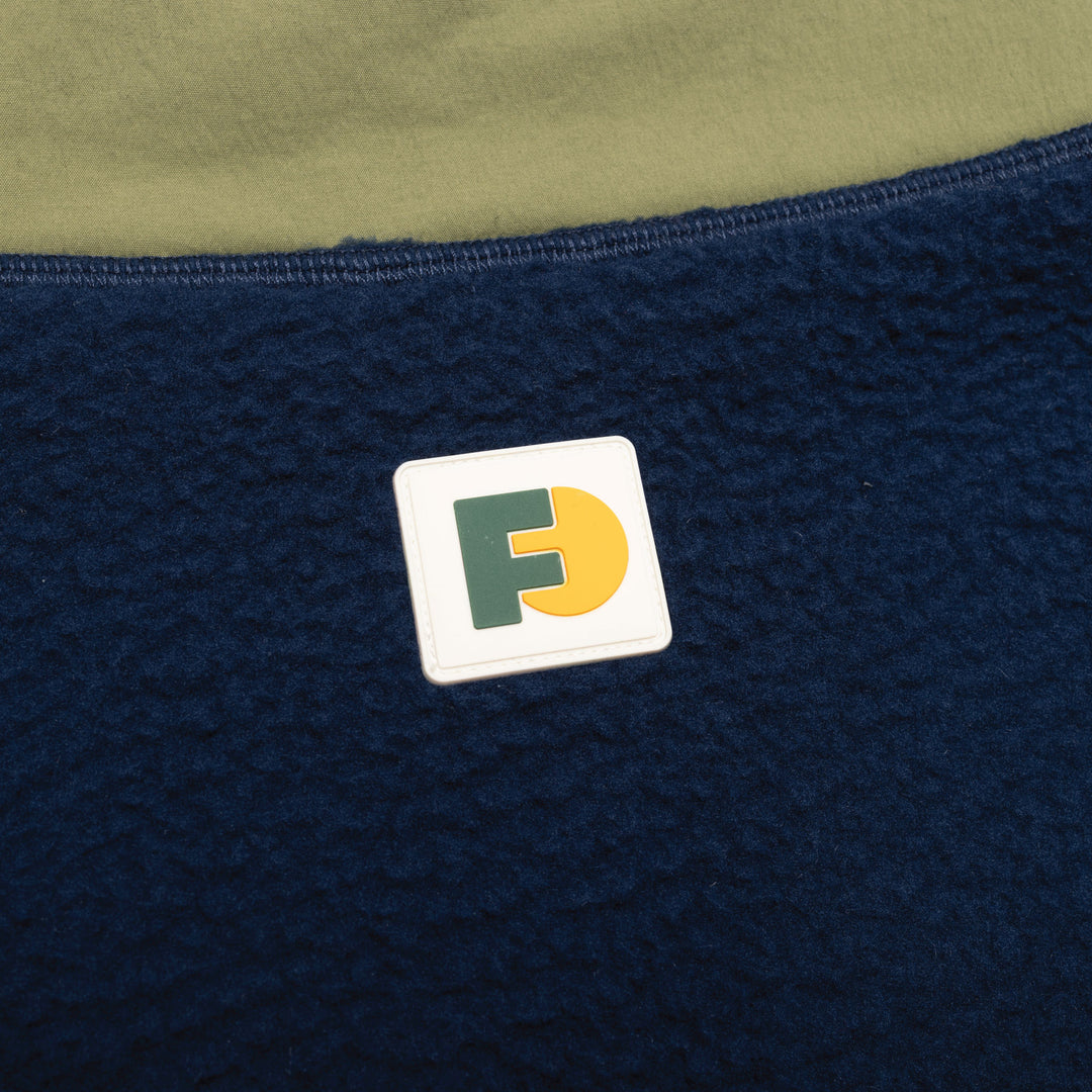 Fleece Vest - Pageant Blue/Loden Green