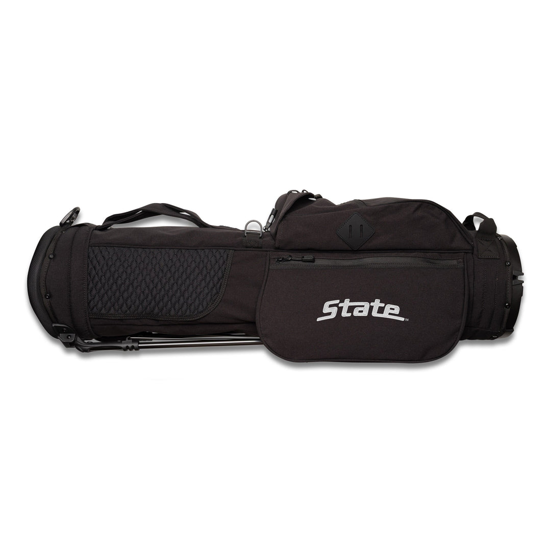 Michigan St. Rover Stand Bag - Black
